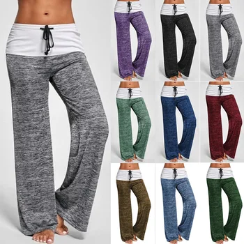 

Super Comfy Jogger Pants Breathable Loose Trousers Home Straps Casual Pants