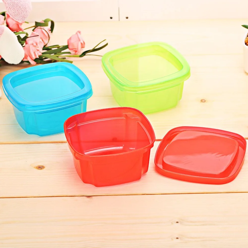 

Kitchen Sealing Box Food Fresh-Keeping Snack Container Fruits Storage Box PP Protection Mini Portable Small Fresh Box Sealed Box