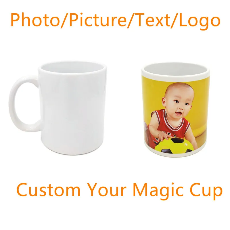 

DIY Photo Coffee Mug Custom mug Personalized funny coffee cup 11OZ White Ceramic Travel Mug gift for friend text logo