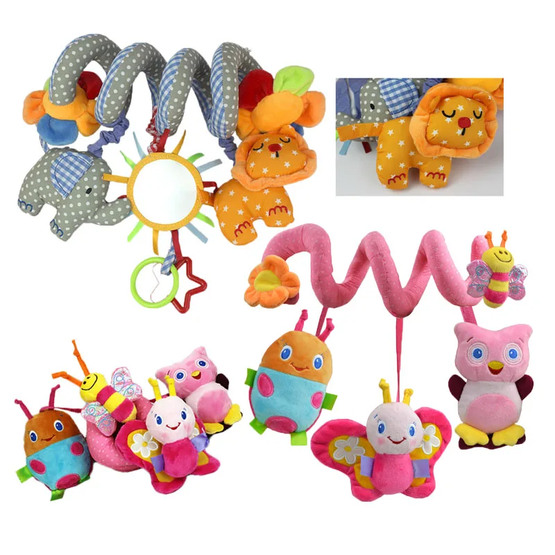 Baby Rattles Crib Mobiles Bed & Stroller Music baby Toys BB Rattles