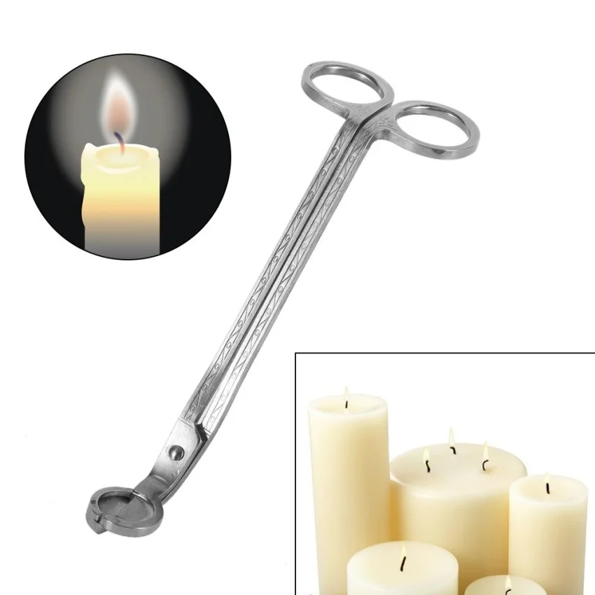 17CM Stainless Steel Candle Wick Trimmer Oil Lamp Trim scissor tijera