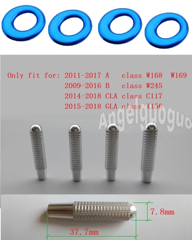 ANGELGUOGUO автомобиль модифицированный для Mercedes Benz CLA класс GLA класс A класс B класс Дверной Болт замок штифт Авто Дверной Болт