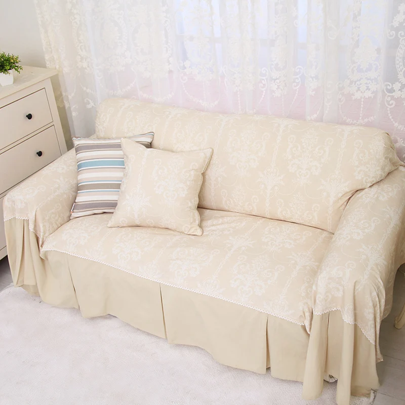 Europe style Universal Sofa Covers Light Pattern Sofa Covers Cotton