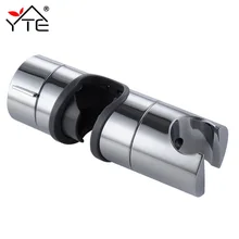1Pc New Hand Shower Bracket 18-25MM ABS Replacement Rail Head Slider Clamp Adjustable Shower Holder Chrome Plated Bathroom Tools
