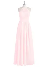 New Arrival Custom Made Long Chiffon Bridesmaid Dress Floor Length Cheap Bridesmaid Dress Maid of Honor Dress