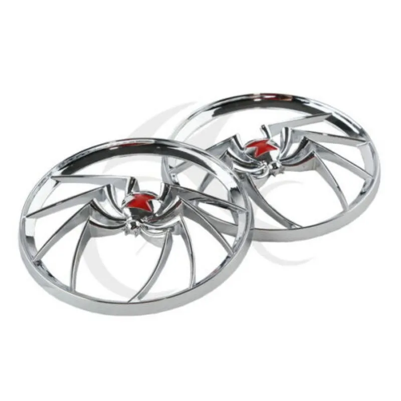 Чехол для мотоцикла Chrome динамик ABS Grills Harley Touring Electra Street Glide 1996 2013 12|Накладки и