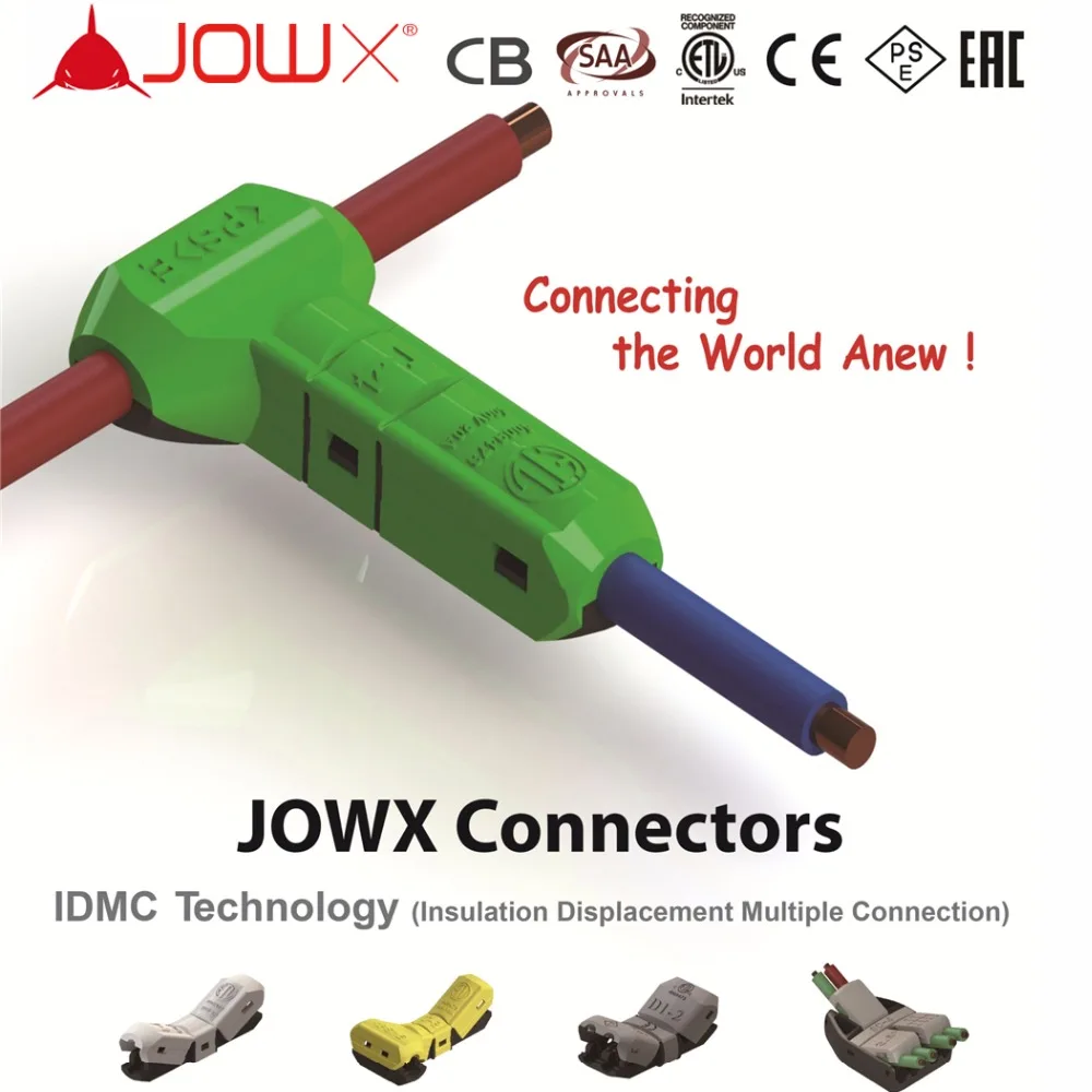 JOWX T-1 10 шт. 23-20AWG 0,3-0,5 sqmm Автомобильные Разъемы терминалы Электрический провод проводка кабель Быстрый т соединитель