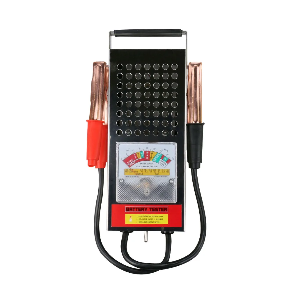 

Car Digital Battery Load Tester 6V 12V Auto Motorcycle Engine Volume 100Amp Quickly Tests Diagnostic Tools with Alligator Clip