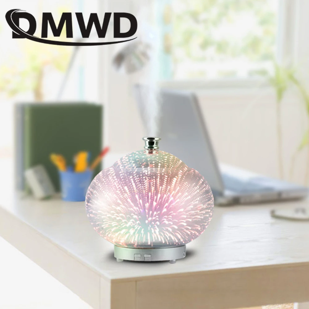 DMWD светодиодный цветной ультразвуковой увлажнитель воздуха Арома диффузор