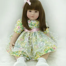 Милые силиконовые куклы reborn для малышей, сопроводите спящую реалистичную симпатичную принцессу, кукла "малыш", ребенок, популярные рождественские новогодние подарки