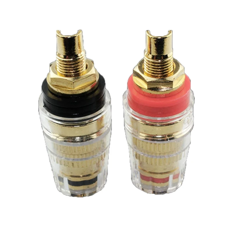 1PCS 4mm Thread Medium Amplifier Speaker Spade Terminal Binding Post