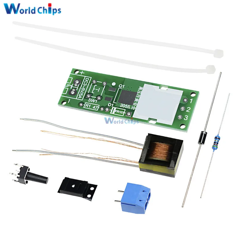 HV 1 высоковольтный генератор с дуговым зажиганием DIY Kit Arc комплект зажигания для