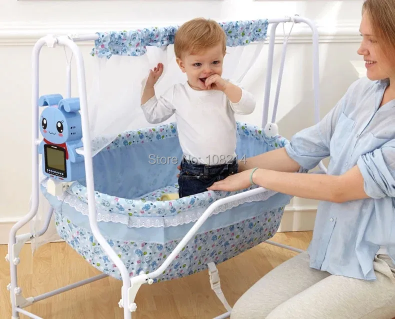 bunny baby automatic cradle swing