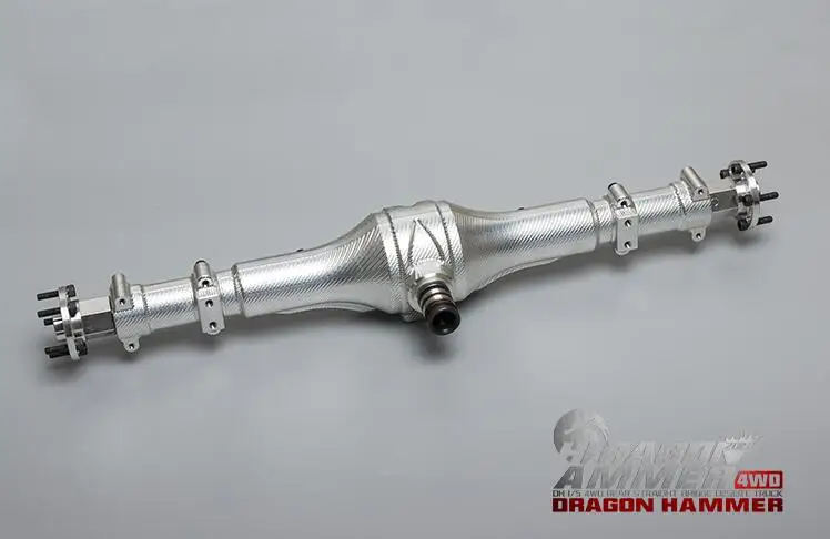 【Racing CNC сплав задняя сплошная ось системы/корпус для Dragon Hammer 1,0 2,0 rc автомобиля 1/5