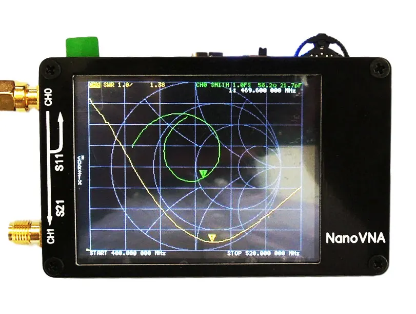 Векторный анализатор сети NanoVNA с ЖК дисплеем 2 8 дюйма MF HF VHF UHF стоячей волны