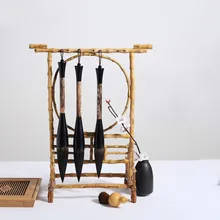 Ручка-кисть для каллиграфии, китайская, Caligrafia, в форме хоппера, кисточка, медведь, волосы, каллиграфия, кисть для рисования, Подарочная коробка, Papelaria