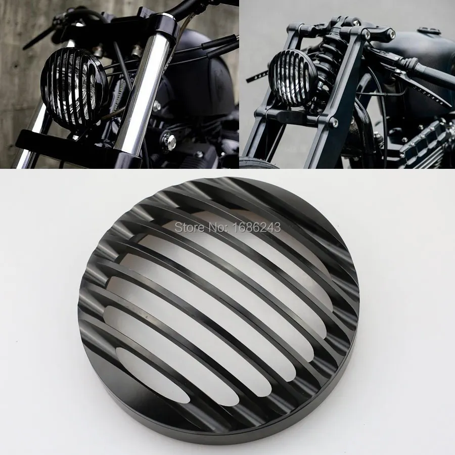 Накладка для светодиодной фары мотоцикла 5-3/4 дюйма подходит Harley Sportster XL 883 Iron XL883N 48
