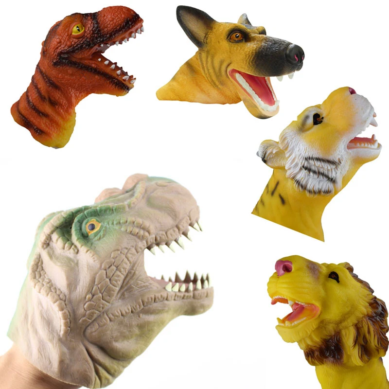 Bonecos De Borracha De Panda E Gato Fantoche De Animal Para Aprendizagem De Bebes Brinquedos Fantoches Aliexpress