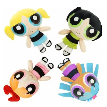 

8'' 20cm 4 Styles The Powerpuff Girls Bubbles Blossom Buttercup Plush Toy Soft Stuffed Dolls For Kids Gift