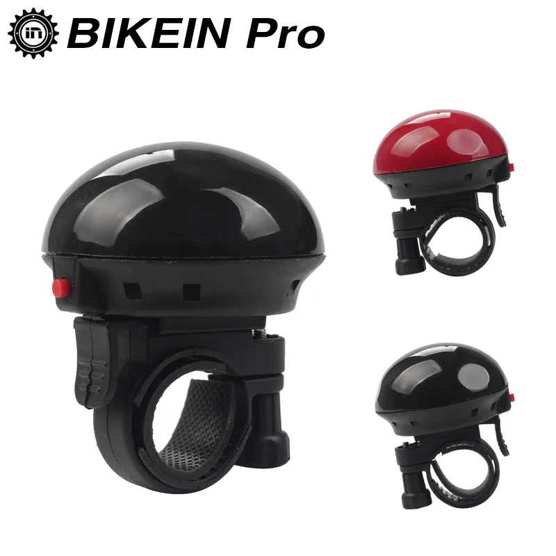 

Super Loud Bicycle Bell MTB Bicycle Road Bike Electronic Bell Horn Cycling R1 Battery Hooter Siren Accessory Black/Red 45g