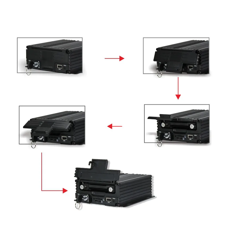 DTY 4 channel realtime AHD h264 real time dvr  GPS tracking 4ch cctv dvr with 3G function - 32802985949