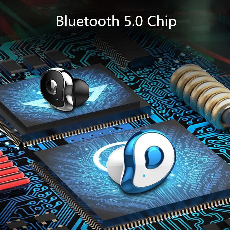 ONEVAN 5 0 беспроводные Bluetooth наушники мини стерео HiFi бас с микрофоном для Ios Android