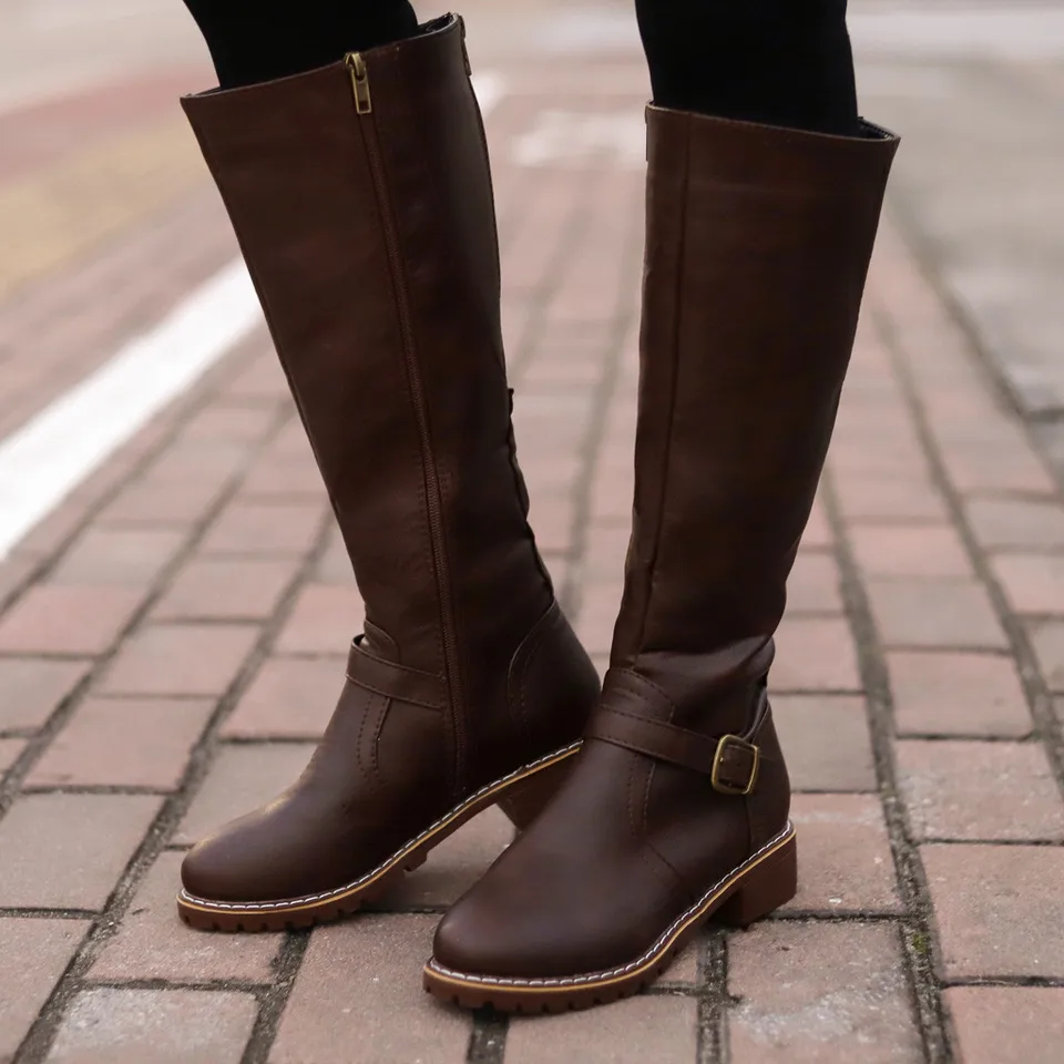 long winter riding boots