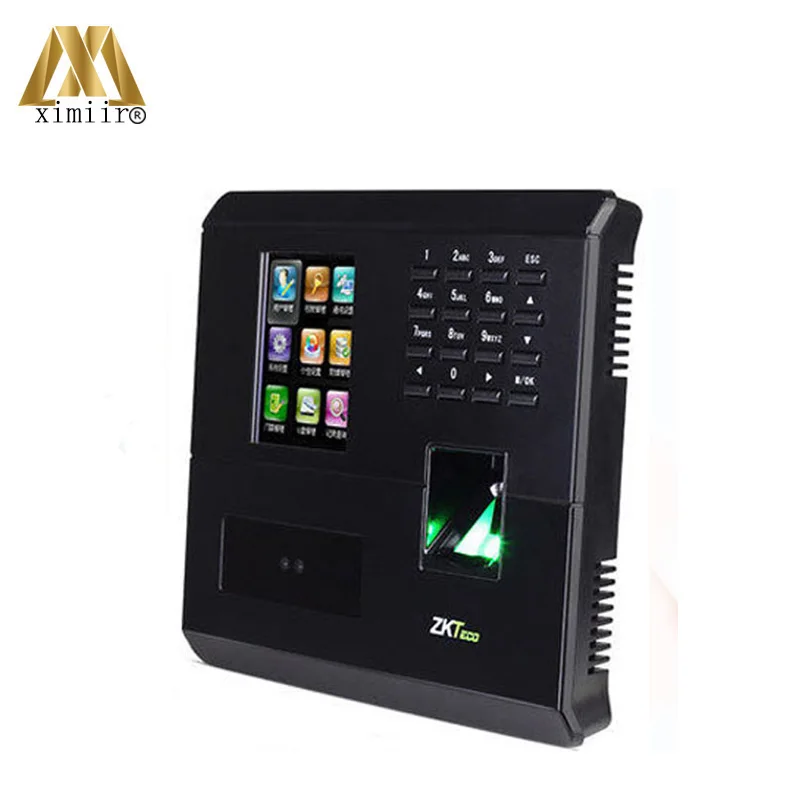 Биометрическое время посещаемости ZK UF200 и система контроля доступа TCP/IP связь двери Контролер доступа