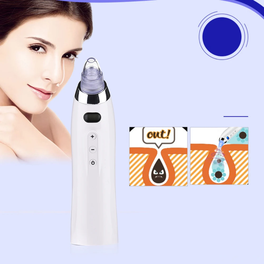 Cuidados com a Pele Remoção de Sucção a Vácuo Ferramenta de Limpeza Poros Cravo Remover Acne Pimple Vácuo Rosto Facial Dermoabrasão Diamante Machine40 7 Acne Pimple Remoção de Sucção A Vácuo