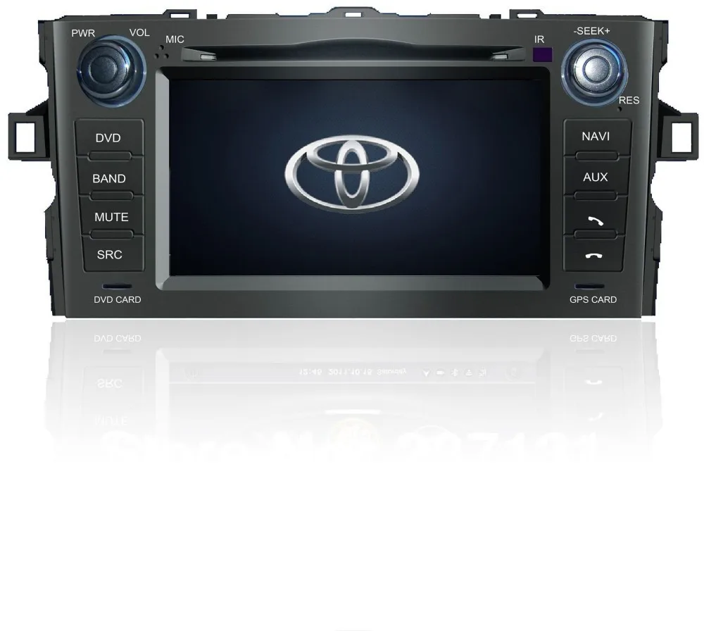Toyota Auris car dvd gps navigation autoradio sat nav with RDS WIFI 3G FM Transmitterin Car
