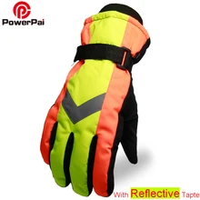 Новые зимние теплые Сноуборд горнолыжные Прихватки для мангала Водонепроницаемый Светоотражающие ветер Фиксаторы Ганц Moto Прихватки для мангала для полиции мужчин санитарии работник