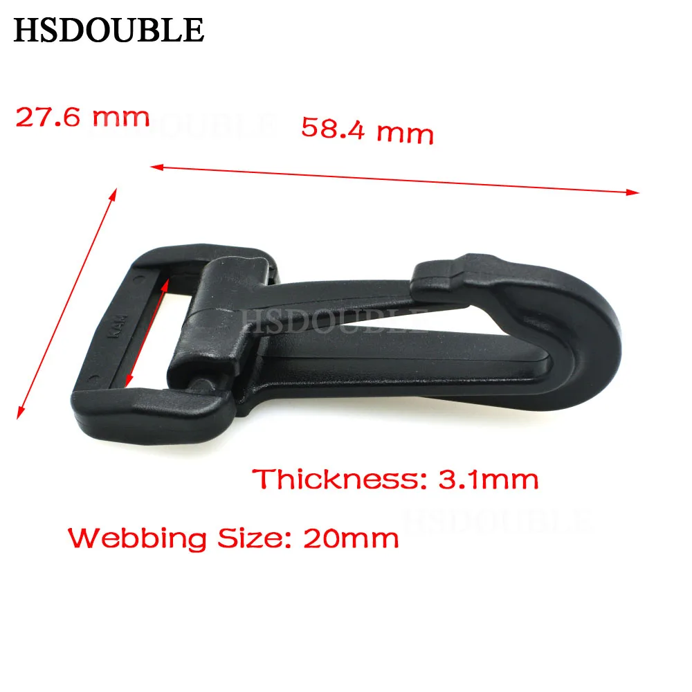 Plastic Snap Hooks Rocker Style For Backpack Strap Webbing 20mm 25mm 30mm  38mm 50mm - AliExpress