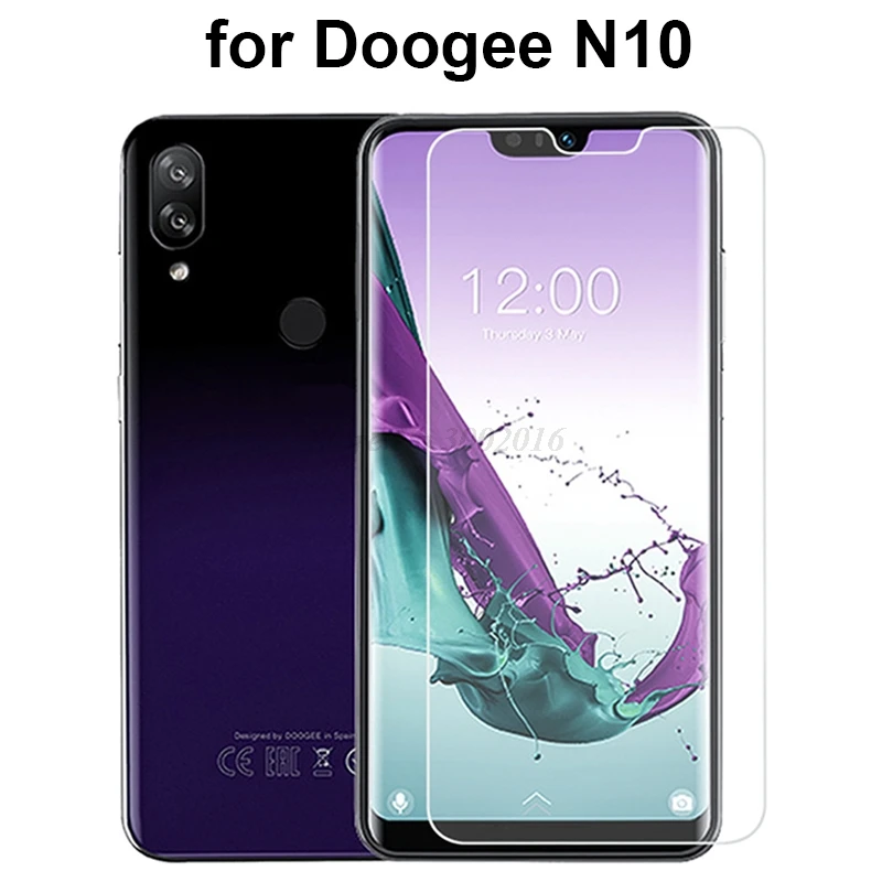 2PCS Tempered Glass for Doogee N10 5.84" GLASS Cover 9H Protective Ultra-thin Smartphone Film For Doogee N10 Screen Protector