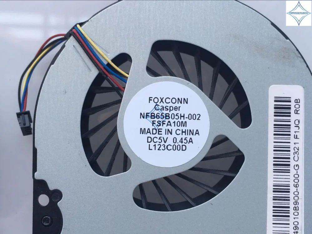 Для hp 6560B 6565B 6570B 8560 P 8560 Вт 8570 p FOXCONN NFB65B05H-002 MF60120V1-C470-S9A 686311-001 аккумулятор большой емкости вентилятор процессора ноутбука