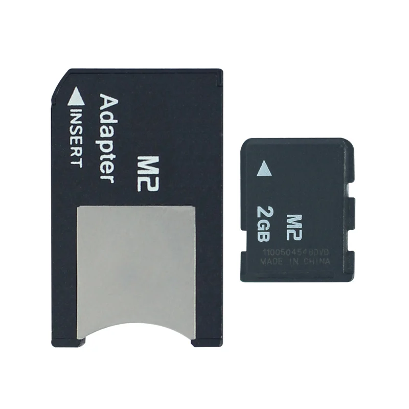  Hot 8GB 4GB 2GB 1GB M2 memory card Memory Stick Micro with Adapter MS PRO DUO