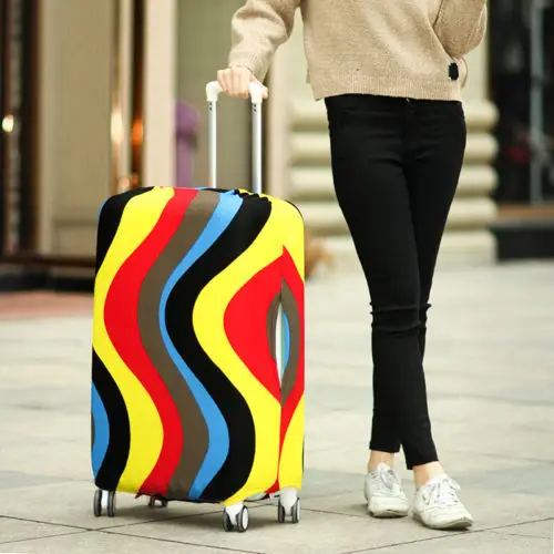 Travel Luggage Cover Protector Elastic Suitcase Dust-Proof Scratch-Resistant UK 