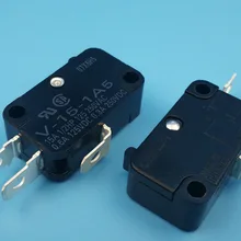 2 шт. V-15-1A5 концевой выключатель 3 контакта микропереключатель Com-NC-NO