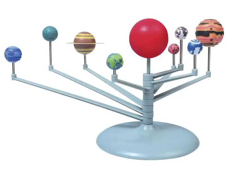 

2019 Hot Sell DIY The Solar System Nine planets Planetarium Model Kit Science Astronomy Project Early Education For Children