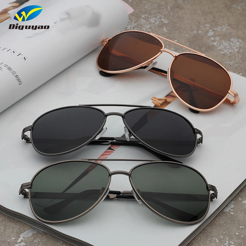 

Fashion sunglass TAC Lens Polarized sun Glasses Metal Frame Brand Sunglasses Driving Mirror Eyewear male oculos de sol