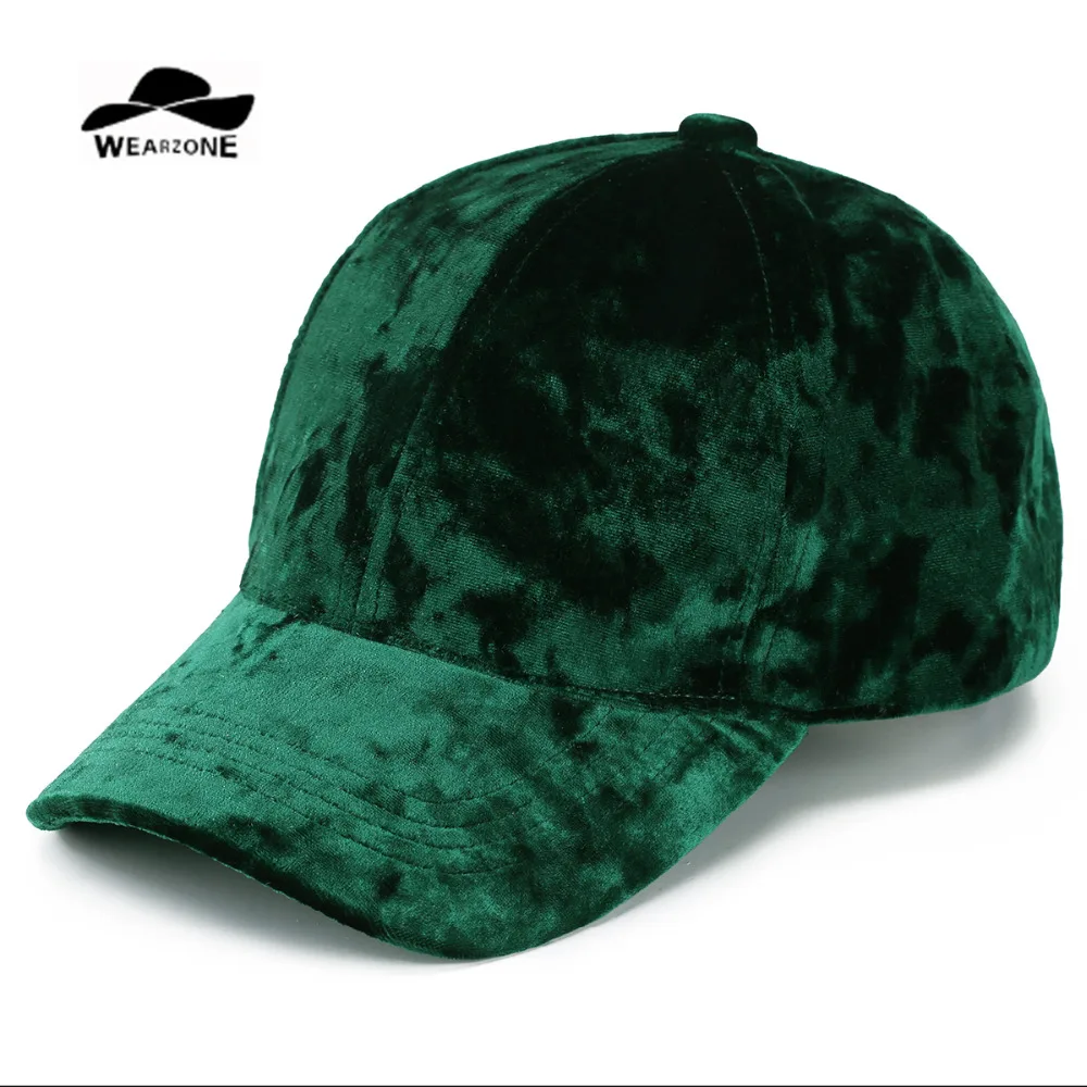 

2017 Velvet Baseball Caps Outdoors Casquette Solid Golf Snapback Brim Caps Bones Hip Hop Hats Men Women Gorras