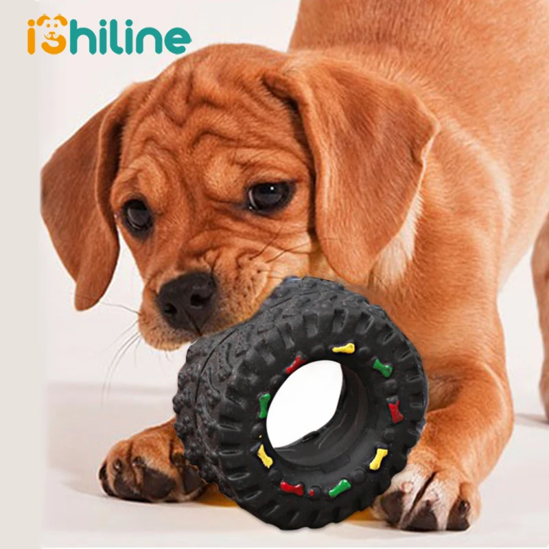 

Dog Toys For Small Large Dogs Puppy Playing Training Squeaky Toy Tyre Treads Tough Pet Toys Pet Supplies Dog Juguetes Perro 17S2