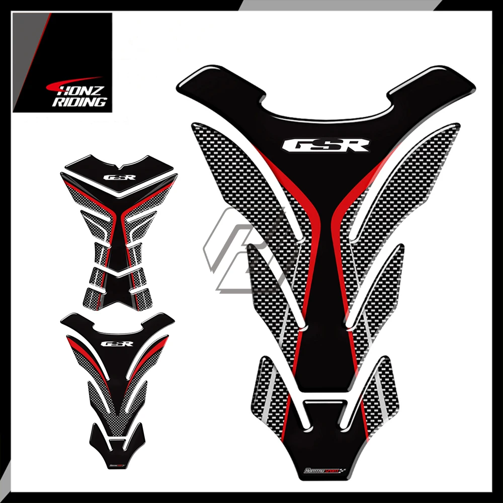 For Suzuki GSR250 GSR250S GSR250F GSR400 GSR600 GSR750 GSR Tank Pad Protector Decal GSR Stickers