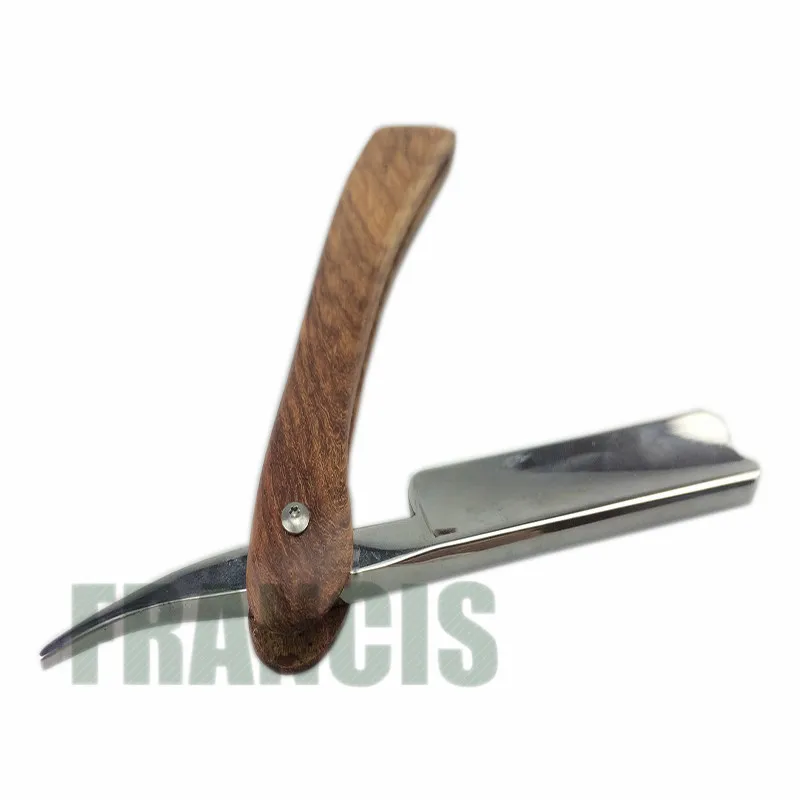 Special Offer 440C Steel Straight Razor Men Shaving Rose Wood Handle