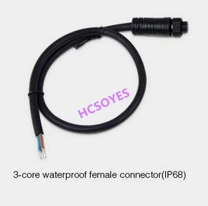 3-core female ip68