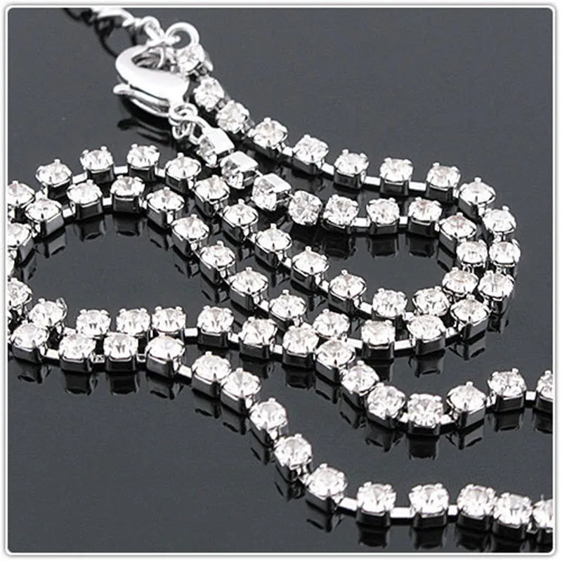 Цепочка со стразами на серебряной основе 2 5 мм 10 ярдов/рулон|chain for diy|silver chain rollroll |