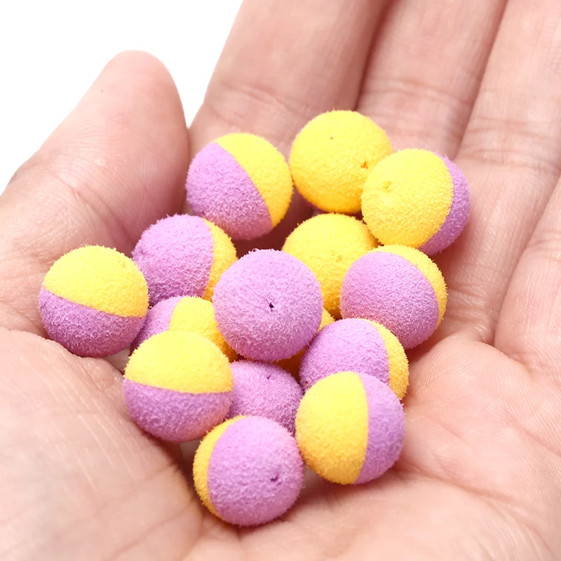 15 шт. приманка для ловли карпа Duo Foam Pop Up Boilies Ball имитация приманки волосы Zig Rig Фидер