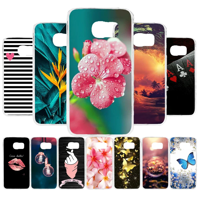 

Vanveet Silicone Case For Samsung Galaxy S6 Edge Case Soft Cover For Samsung S6 Edge G920 G925 Cases Covers Fundas Painted Coque