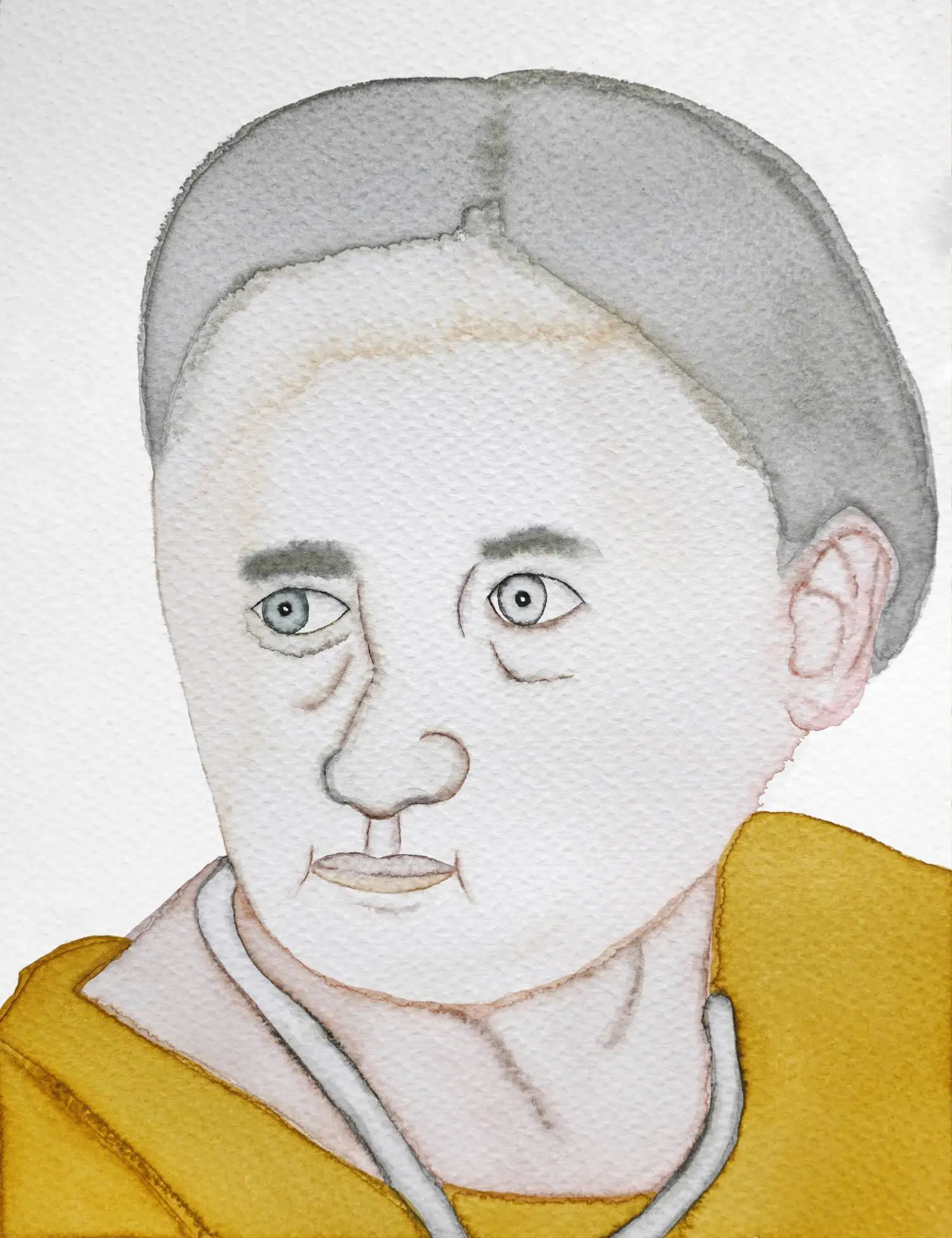 

Chinese Artist Shi Yin's Work "Golden Notes" Watercolor Painting Expressionism Wall Art Pictures for Living Room Fine Art