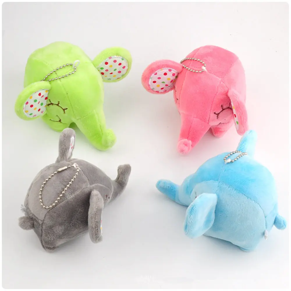 Lovely smile small elephant doll plush toys Meng things elephant small