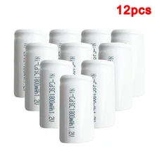 Centechia 12 pcs SC Battery subc Battery Rechargeable ni-cd Battery Replacement 1.2 v Accumulator 1800 mah Power Bank